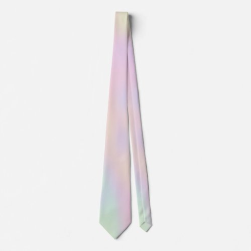 Colorful Holographic Background Neck Tie