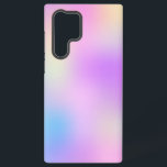 Colorful holographic background samsung galaxy s22 ultra case<br><div class="desc">Image of a colorful holographic background with a soft blend of blue,  purple,  and pink.</div>