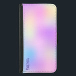 Colorful holographic background samsung galaxy s5 wallet case<br><div class="desc">Image of a colorful holographic background.</div>