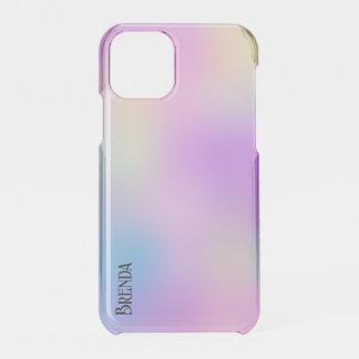 Colorful holographic background iPhone 11 pro case