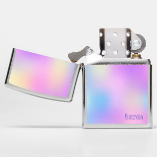 Colorful Holographic background Zippo Lighter