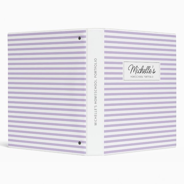 Colorful Homeschool Portfolio Binder (Background)