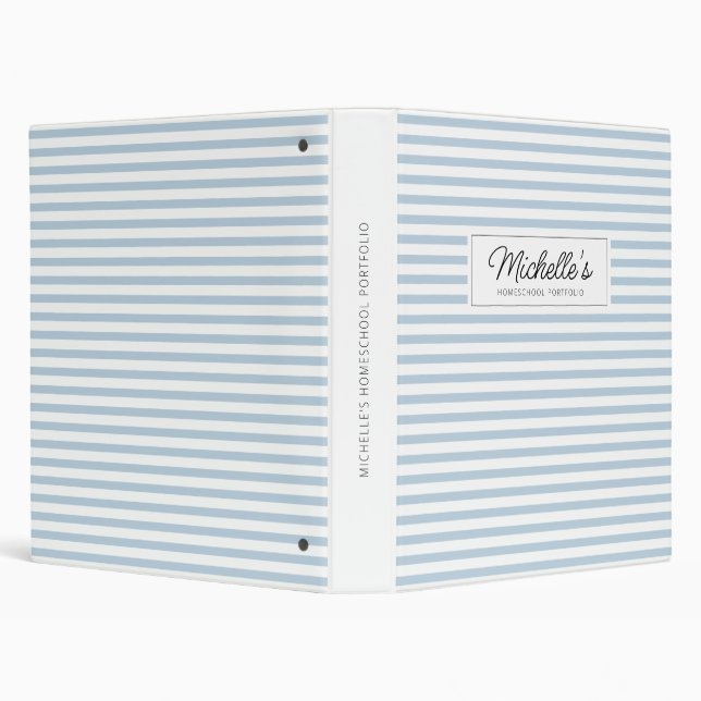 Colorful Homeschool Portfolio Binder (Background)