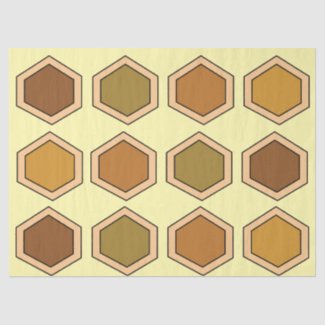 Colorful Honeycomb Birthday  Tissue Paper
