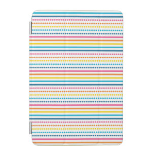 Colorful Horizontal Dotted Stripes Geometric iPad Mini Cover