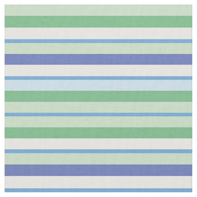 Colorful horizontal stripes fabric (Close Up)