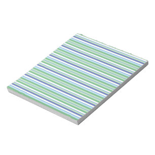 Colorful horizontal stripes notepad
