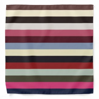 Colorful Horizontal Stripes Pattern