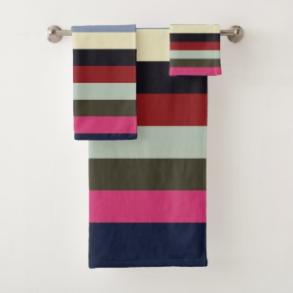 Colorful Horizontal Stripes Pattern