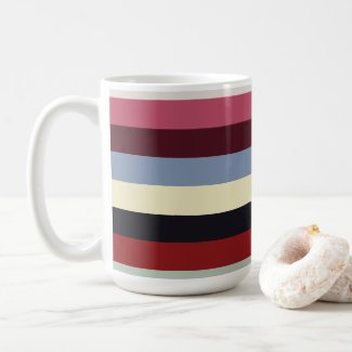 Colorful Horizontal Stripes Pattern