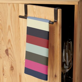 Colorful Horizontal Stripes Pattern