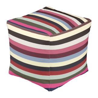 Colorful Horizontal Stripes Pattern 