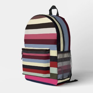Colorful Horizontal Stripes Pattern 