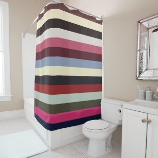 Colorful Horizontal Stripes Pattern 