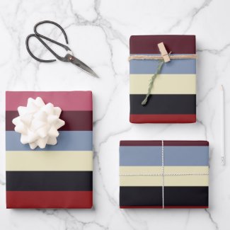 Colorful Horizontal Stripes Pattern