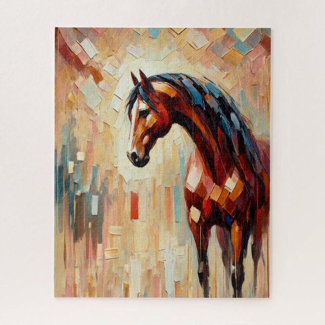 Colorful Horse 500 Piece Puzzle (Vertical)