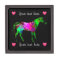 Colorful Horse And Hearts Trinket Box