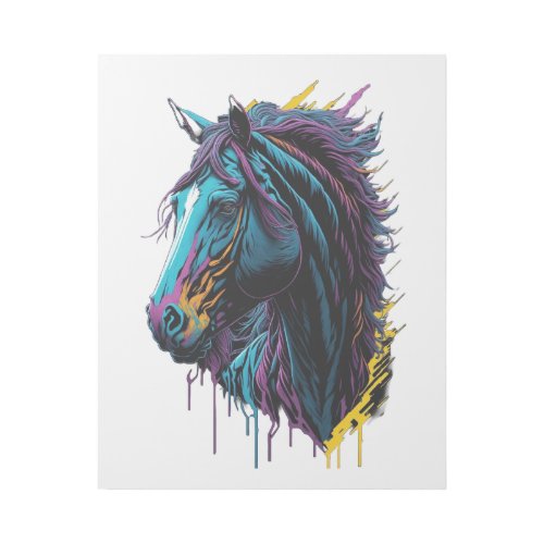 Colorful Horse  Gallery Wrap