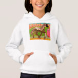 Colorful Horse Girls Hoodie Sweatshirt at Zazzle