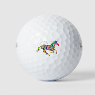 Colorful Horse Golf Balls