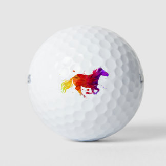Colorful Horse Golf Balls