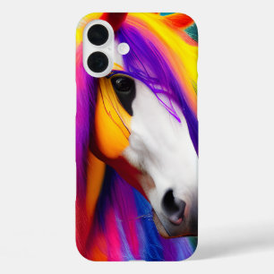 Colorful Horse https://www.zazzle.com/z/as9f7ecn?r iPhone 16 Plus Case