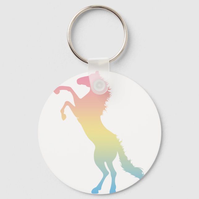 Colorful Horse Keychain (Front)