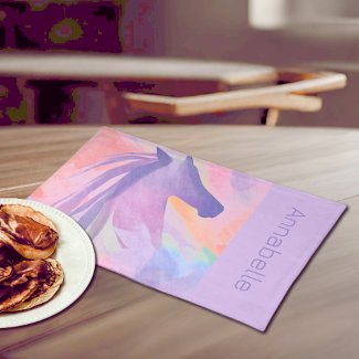 Colorful  horse  -personalized