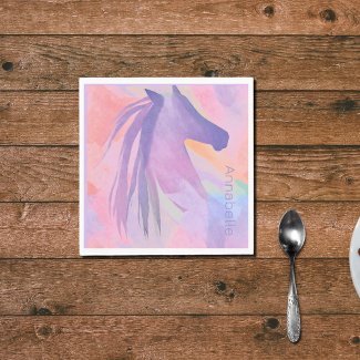 Colorful  horse  -personalized