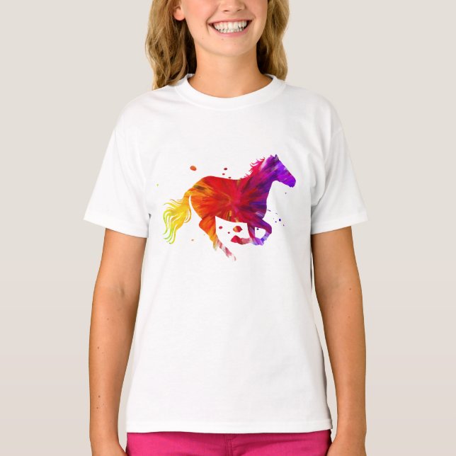 Colorful Horse T-Shirt (Front)