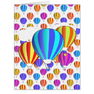 Colorful Hot Air Balloon Pattern