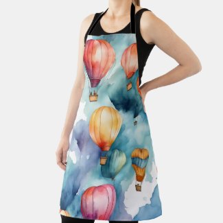 Colorful Hot Air Balloon Pattern 