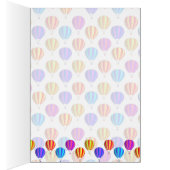 Colorful Hot Air Balloon Pattern Cards (Inside (Right))