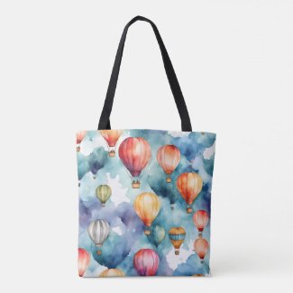 Colorful Hot Air Balloon Pattern 