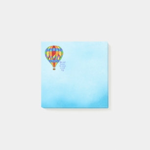 Colorful Hot Air Balloon Post-it Notes