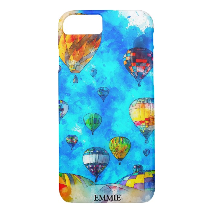 Colorful Hot Air Balloons Watercolor Painting Case Mate Iphone