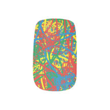 Colorful hot mess blast multi color splash rainbow