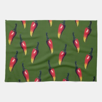 Colorful Hot Peppers Custom
