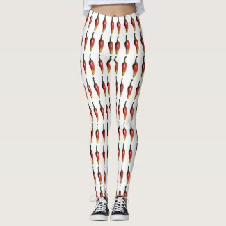 Colorful Hot Peppers  Custom Leggings