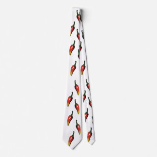 Colorful Hot Peppers Custom Neck Tie