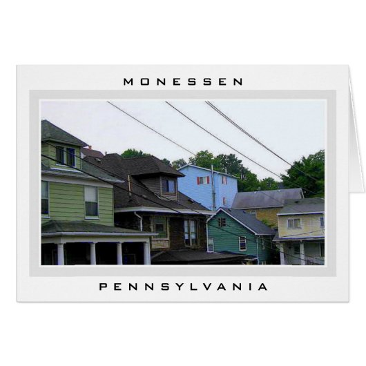 Colorful Houses in Monessen, Pennsylvania (Front Horizontal)