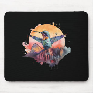 Colorful Hummingbird Bird Watching Earth Day Natur Mouse Pad