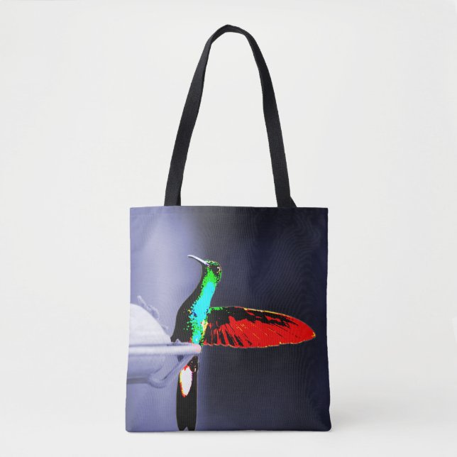 Colorful Hummingbird  Tote Bag (Front)