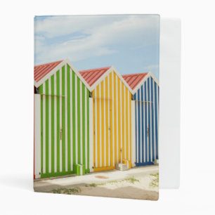 Colorful Huts On Beach Mini Binder
