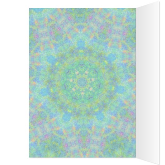 Colorful Hydrangea Garden Flowers Card (Inside (Left))
