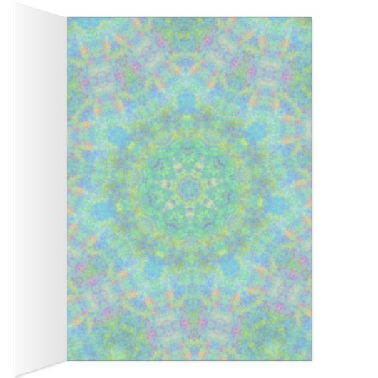 Colorful Hydrangea Garden Flowers Card (Inside (Right))