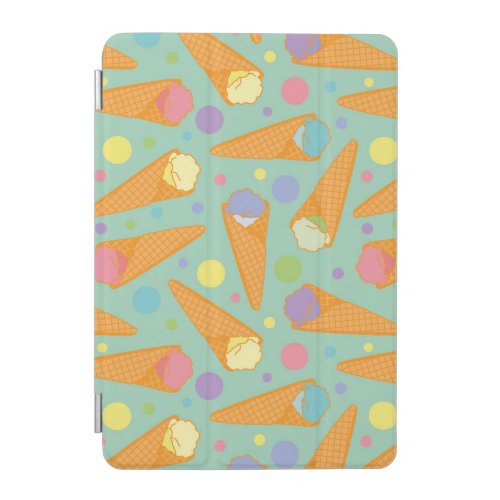colorful ice cream balls iPad mini cover