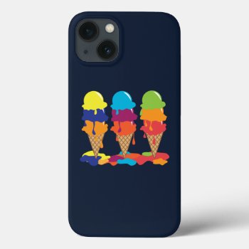Colorful Ice Cream Iphone 13 Case by nyxxie at Zazzle