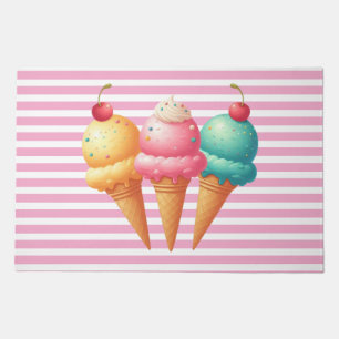Colorful Ice cream Doormat