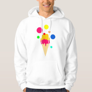 colorful ice cream hoodie